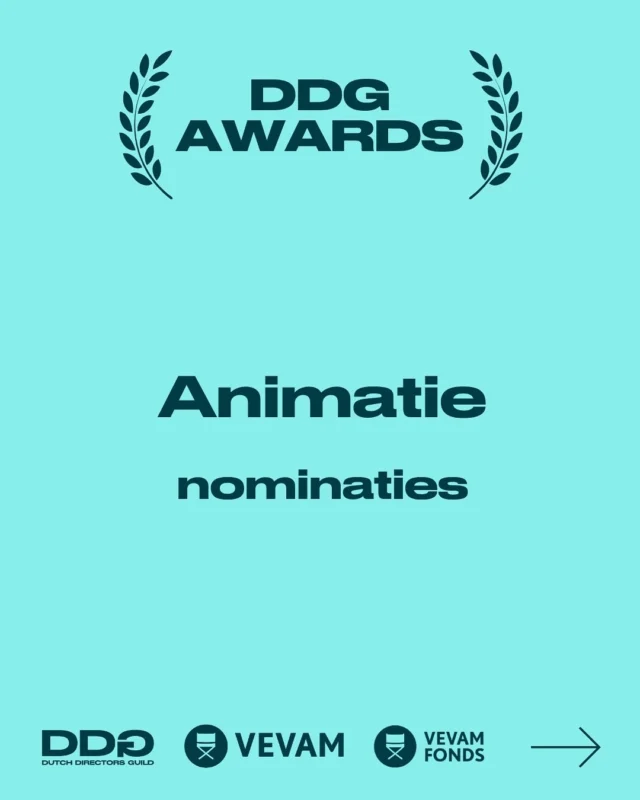 ➡️ En de laatste categorie: Animatie!

In de spotlight vanwege hun talent en vakmanschap 👇

⭐️ Animatie
- An Elephant in the Porcelain Cabinet – Bonne Steinz (📸 Iris Bos)
- House of Broken Hearts – Aisha Madu (📸 Maxime Cardol)
- Victor Vleermuis – Patrick Raats

Wie gaat er vandoor met het beeldje in deze categorie?

💸 De winnaar van elke categorie maakt ook nog eens kans op de DDG Grand Prix t.w.v. €5.000,- aangeboden door @stichting_vevam fonds!

Zien we je de 25e?

#regisseurs #makers #filmmakers #directors #ddg #podcastmaker #animatie #film #tv #radio #tvshows #digitalstorytelling #commercials #documentary #podcast #shortfilm #kortefilm #reclames #animation #animator #podcasting #documentaire #directorsguild #vevam #ddgawards